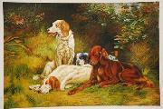 unknow artist Dogs 033 France oil painting artist